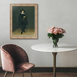 «Portrait of Burgermeister Jan Roever» в интерьере в классическом стиле над креслом