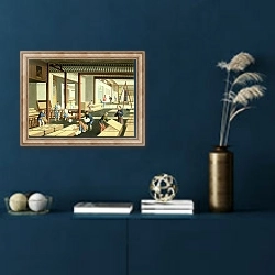 «Manufacture of Porcelain» в интерьере в классическом стиле в синих тонах