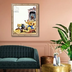 «Brer Rabbit 95» в интерьере классической гостиной над диваном