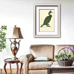«Green Cormorant 1» в интерьере гостиной в стиле прованс