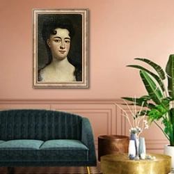 «Countess Cosel 2» в интерьере классической гостиной над диваном
