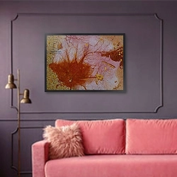 «Beggs 19» в интерьере гостиной с розовым диваном