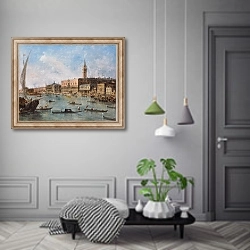 «Венеция - Дворец Дожей» в интерьере коридора в классическом стиле