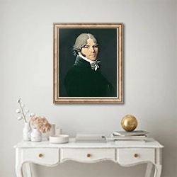 «Portrait of the Artist's Father, 1804» в интерьере в классическом стиле над столом