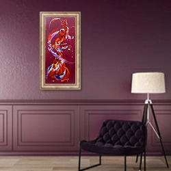 «Pizazz» в интерьере в классическом стиле в фиолетовых тонах