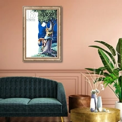 «Brer Rabbit 49» в интерьере классической гостиной над диваном