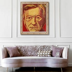 «Richard Wagner» в интерьере гостиной в классическом стиле над диваном