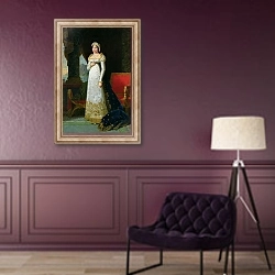 «Marie-Laetitia Ramolino 1813» в интерьере в классическом стиле в фиолетовых тонах
