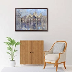 «St. Mark's, Venice» в интерьере в классическом стиле над комодом