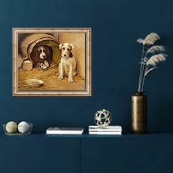 «In the Dog House 2» в интерьере в классическом стиле в синих тонах