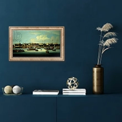 «A View of the Hongs» в интерьере в классическом стиле в синих тонах
