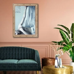 «Sisters of Frost, 2016, screen print» в интерьере классической гостиной над диваном