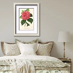 «Camellia Clodia» в интерьере спальни в стиле прованс над кроватью