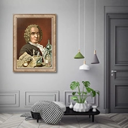 «Guillaume-Francois Rouelle» в интерьере коридора в классическом стиле