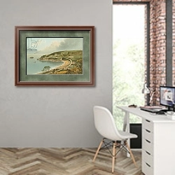 «Anne Port--Jersey» в интерьере современного кабинета на стене
