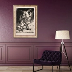 «The French Cock» в интерьере в классическом стиле в фиолетовых тонах