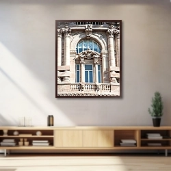 «Италия, Генуя. Фрагмент стены №5. Окно» в интерьере 