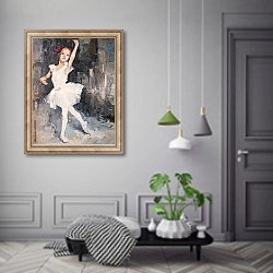 «Маленькая балерина 1» в интерьере коридора в классическом стиле