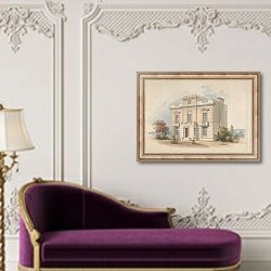 «An Italianate Villa» в интерьере в классическом стиле над банкеткой