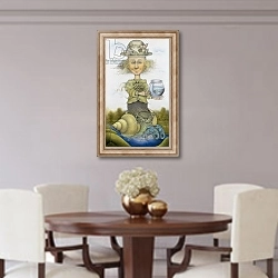 «Mermaid» в интерьере столовой в классическом стиле