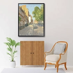«Church Row, Hampstead» в интерьере в классическом стиле над комодом