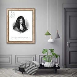 «Portrait of Gottfried Wilhelm Baron de Leibniz» в интерьере коридора в классическом стиле