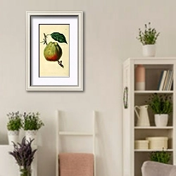 «Корнуэльское яблоко Gilliflower» в интерьере комнаты в стиле прованс с цветами лаванды