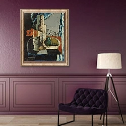 «Still Life, 1923» в интерьере в классическом стиле в фиолетовых тонах