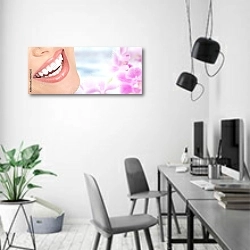 «Очаровательная улыбка» в интерьере современного офиса в минималистичном стиле