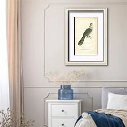 «Corythaix Paulina 1» в интерьере спальни в стиле прованс с синими деталями