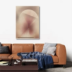 «Horizon, Zenith and Atmosphere» в интерьере современной гостиной над диваном