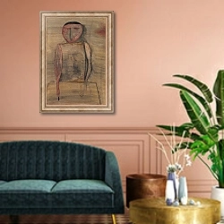 «Doctor» в интерьере классической гостиной над диваном