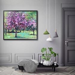 «Blossom in the Park» в интерьере в классическом стиле в фиолетовых тонах