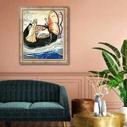 «Thumbelisa 10» в интерьере классической гостиной над диваном