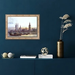 «Westminster 3» в интерьере в классическом стиле в синих тонах