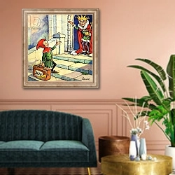 «Norman Gnome 58» в интерьере классической гостиной над диваном