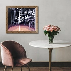 «Forêt-noire 7 ,2017» в интерьере в классическом стиле над креслом