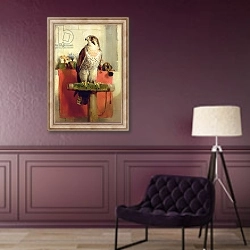 «Falcon, 1837» в интерьере в классическом стиле в фиолетовых тонах