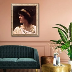 «Ирэн» в интерьере классической гостиной над диваном