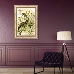 «Chamaeleons» в интерьере в классическом стиле в фиолетовых тонах