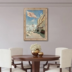 «Отель в Тревиле» в интерьере столовой в классическом стиле