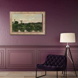 «On the Seine» в интерьере в классическом стиле в фиолетовых тонах