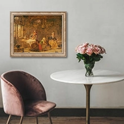 «Interior» в интерьере в классическом стиле над креслом