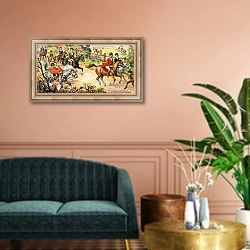 «Norman Gnome 71» в интерьере классической гостиной над диваном