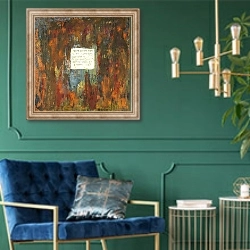 «Banyan Tree, 2007» в интерьере в классическом стиле с зеленой стеной