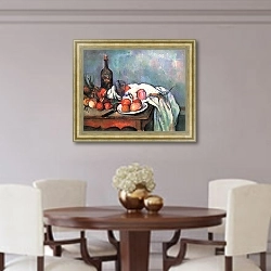 «Натюрморт с луком 2» в интерьере столовой в классическом стиле