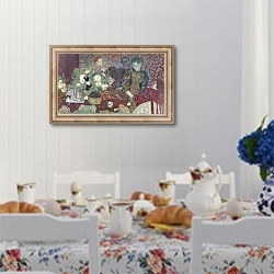 «Глиняный горшок 2» в интерьере кухни в стиле прованс над столом с завтраком