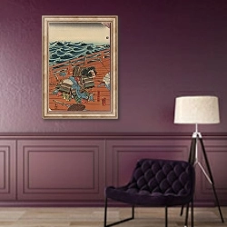 «Saga gorō mitsutoki» в интерьере в классическом стиле в фиолетовых тонах