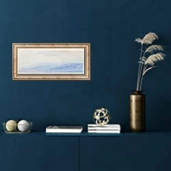 «Alto from Reggio, Morning» в интерьере в классическом стиле в синих тонах