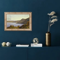 «The Albano Lake» в интерьере в классическом стиле в синих тонах